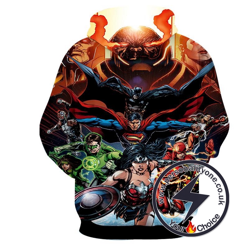 Justice League - Justice League 3D - Justice League Hoodies